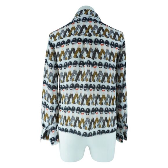 ALICE & OLIVIA Pattern Printed Shirt - Picture 2 of 3